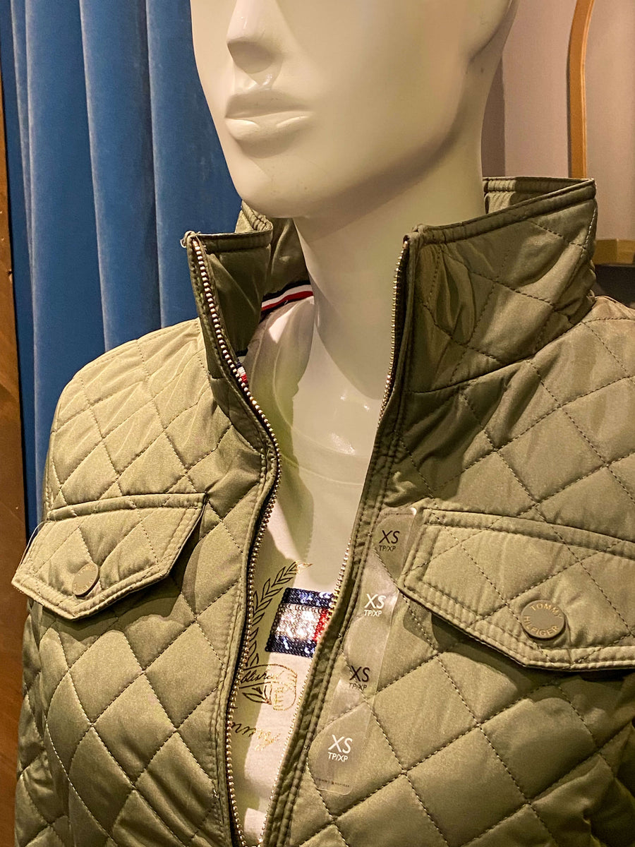Chaqueta Quilted Clasica Tommy Hilfiger Tommy Hilfiger Verde – Triamonto