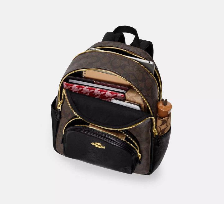 COURT BACKPACK COACH SIGNATURE CANVAS MEDIANO