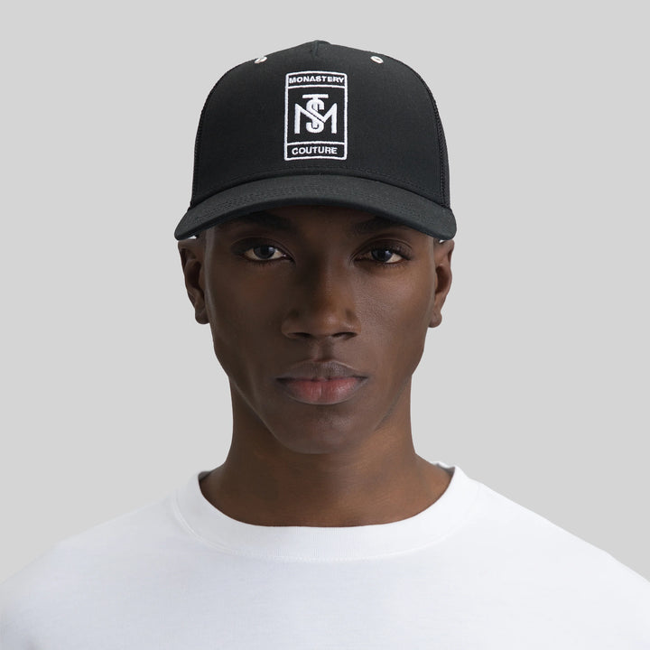 GORRA MONASTERY VEL BLACK WHITE