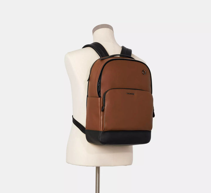 BACKPACK COACH GRAHAM EN CUERO