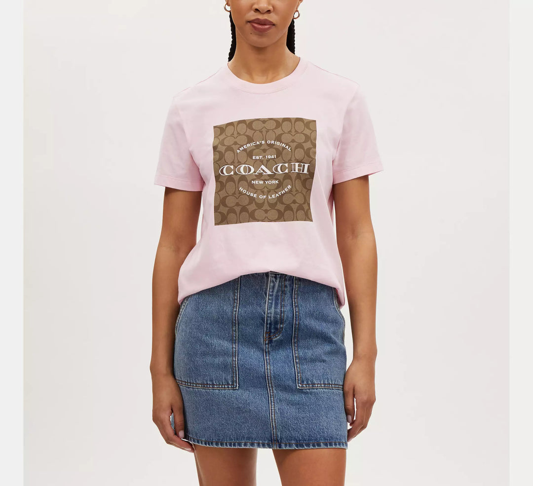 CAMISETA COACH ORGANIC COTTON MUJER