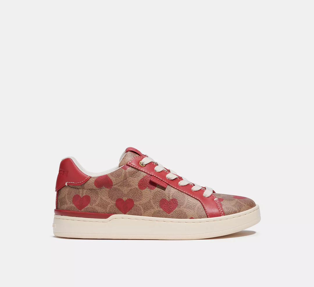 TENNIS COACH LOW TOP SIGNATURE CANVAS CORAZONES