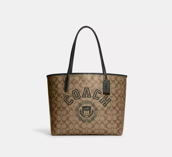 CARTERA COACH CITY TOTE SIGNATURE CANVAS UNIVERSITY