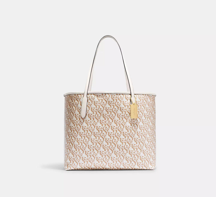 CARTERA COACH CITY TOTE MONOGRAM PRINT