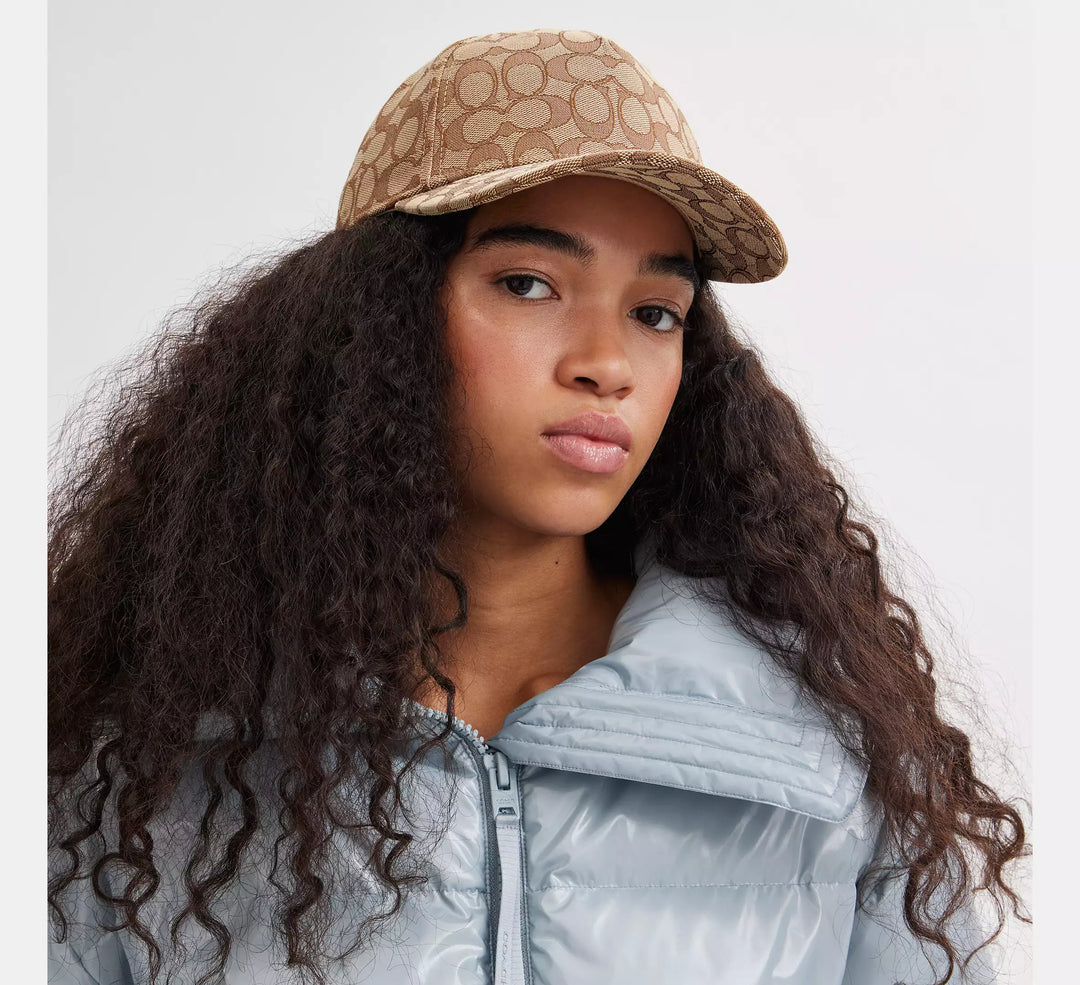 GORRA COACH SIGNATURE JACQUARD KHAKI