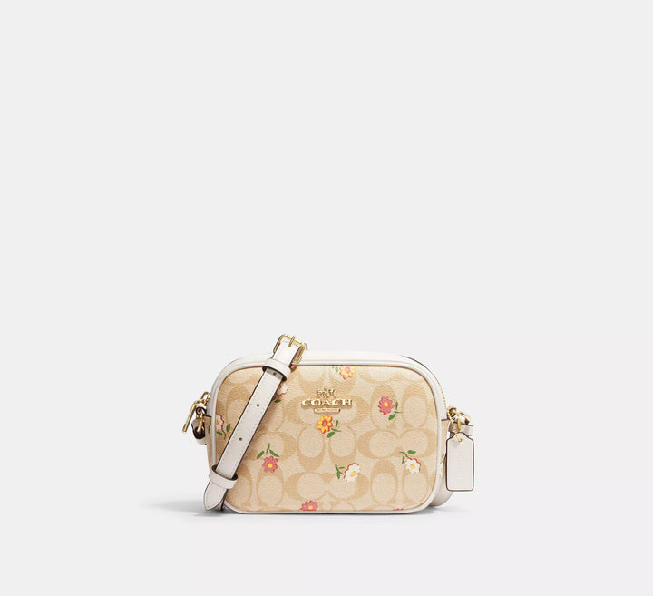 MANOS LIBRES COACH MINI JAMIE CANVAS FLORAL