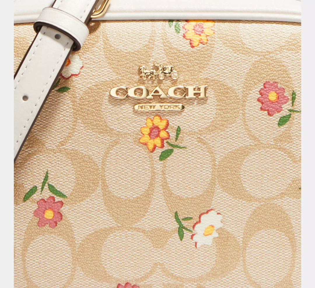 MANOS LIBRES COACH MINI JAMIE CANVAS FLORAL