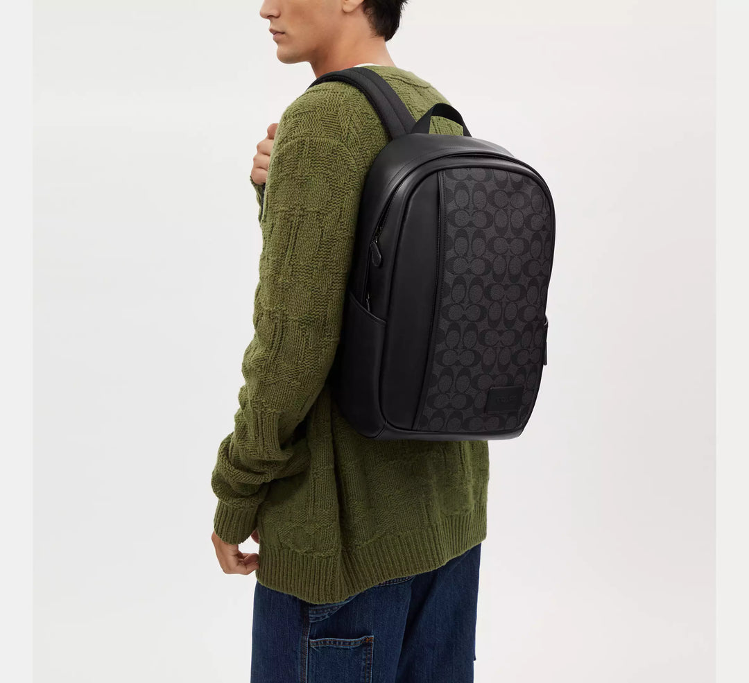 BACKPACK COACH EDGE SIGNATURE CANVAS