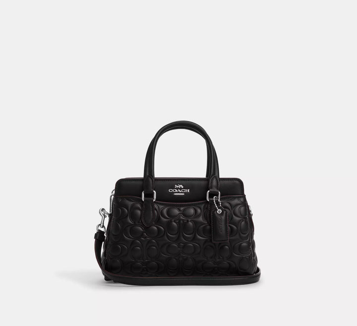 CARTERA MINI DARCIE SIGNATURE LEATHER COACH