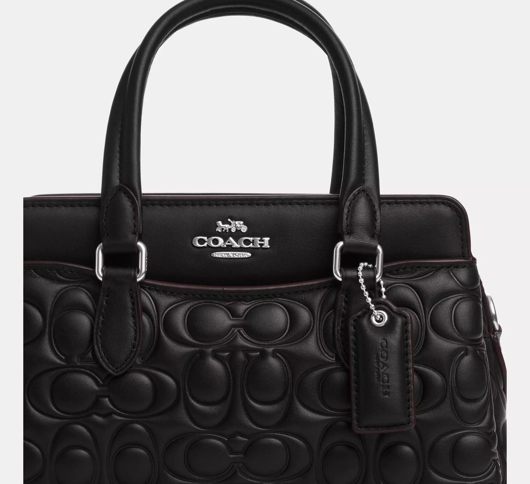 CARTERA MINI DARCIE SIGNATURE LEATHER COACH