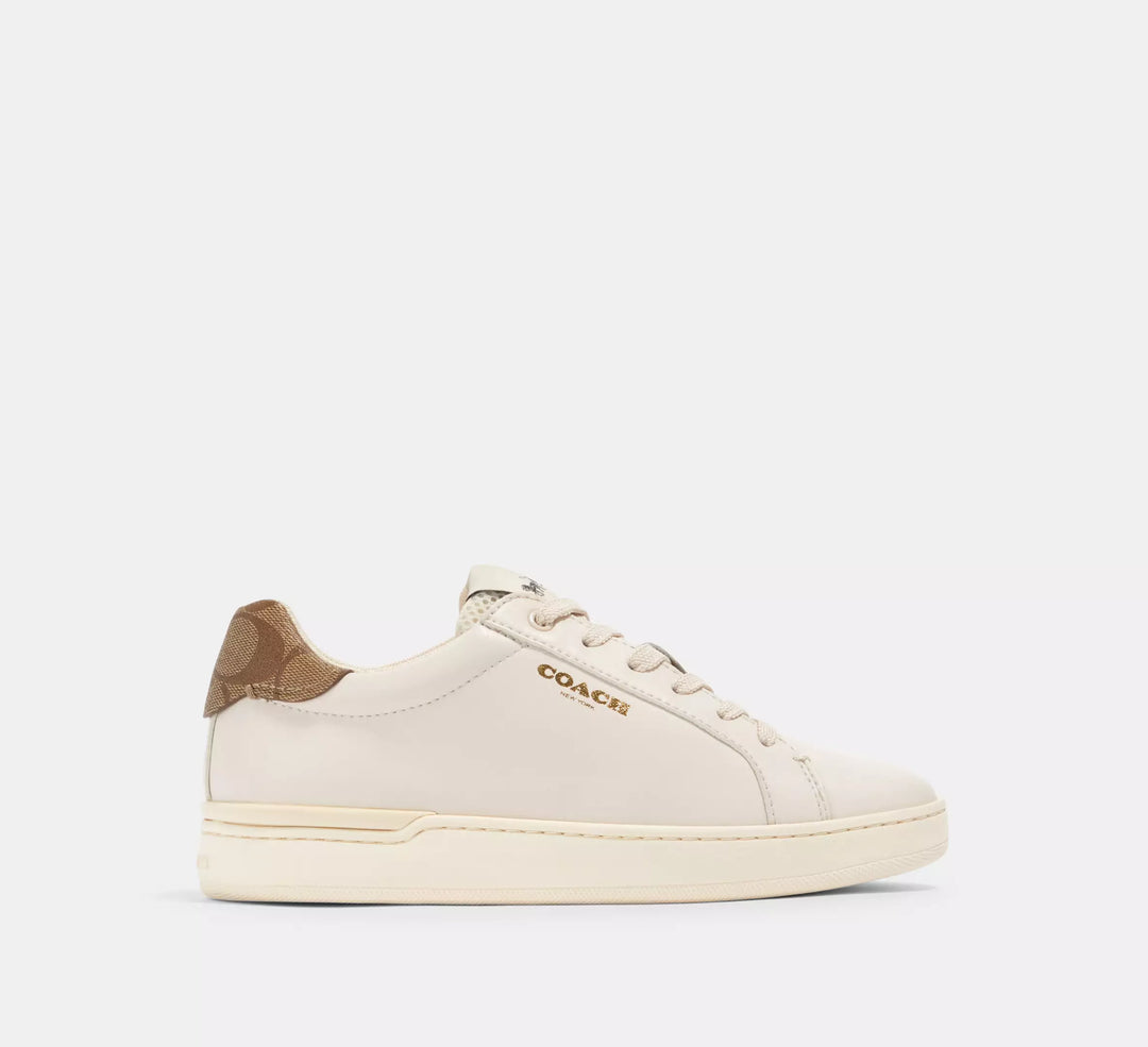 TENNIS COACH LOW TOP SNEAKER SIGNATURE CANVAS