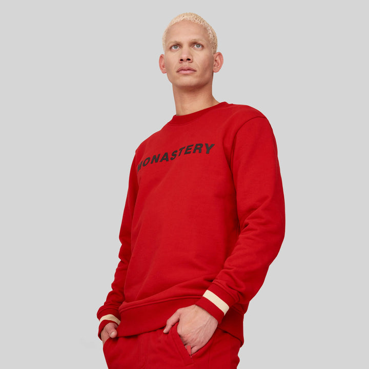 SWEATSHIRT MONASTERY MILETO ROJO