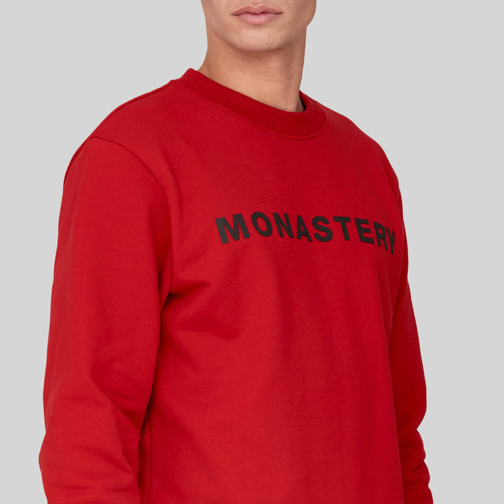 SWEATSHIRT MONASTERY MILETO ROJO