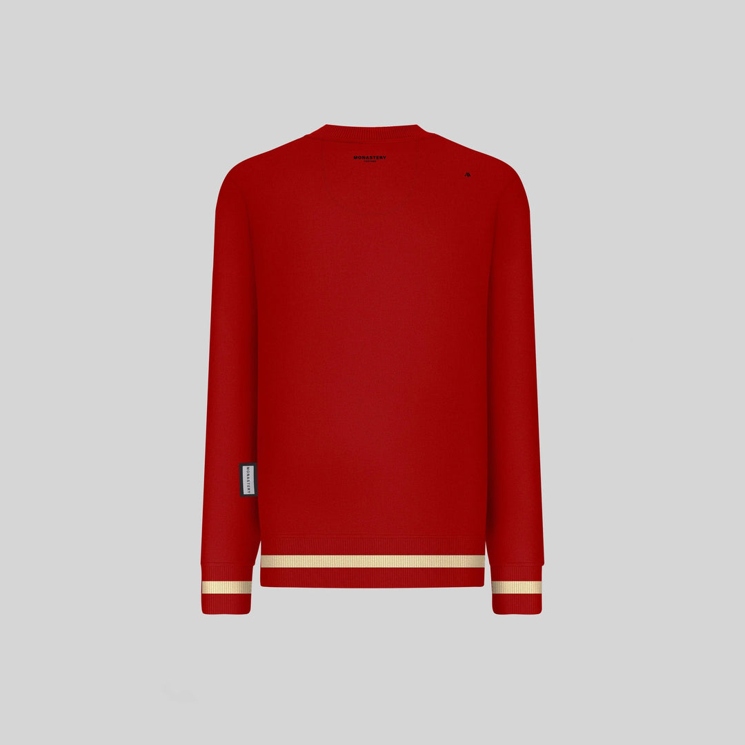 SWEATSHIRT MONASTERY MILETO ROJO