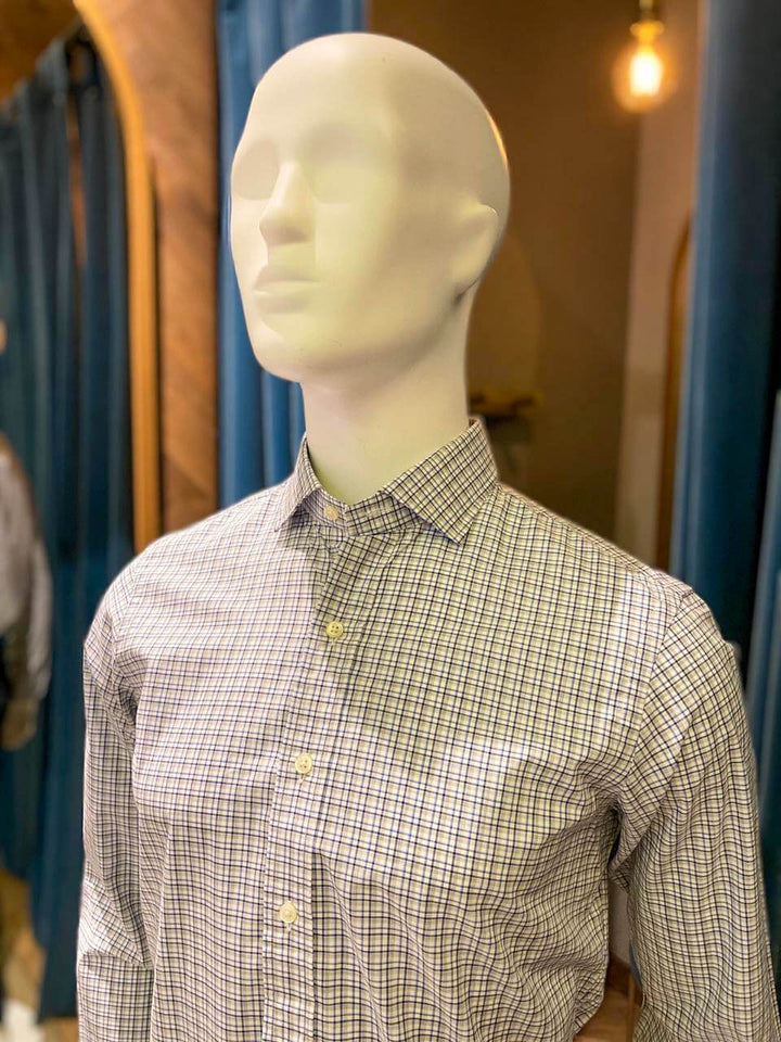 Camisa de cuadros grises Polo Ralph Lauren