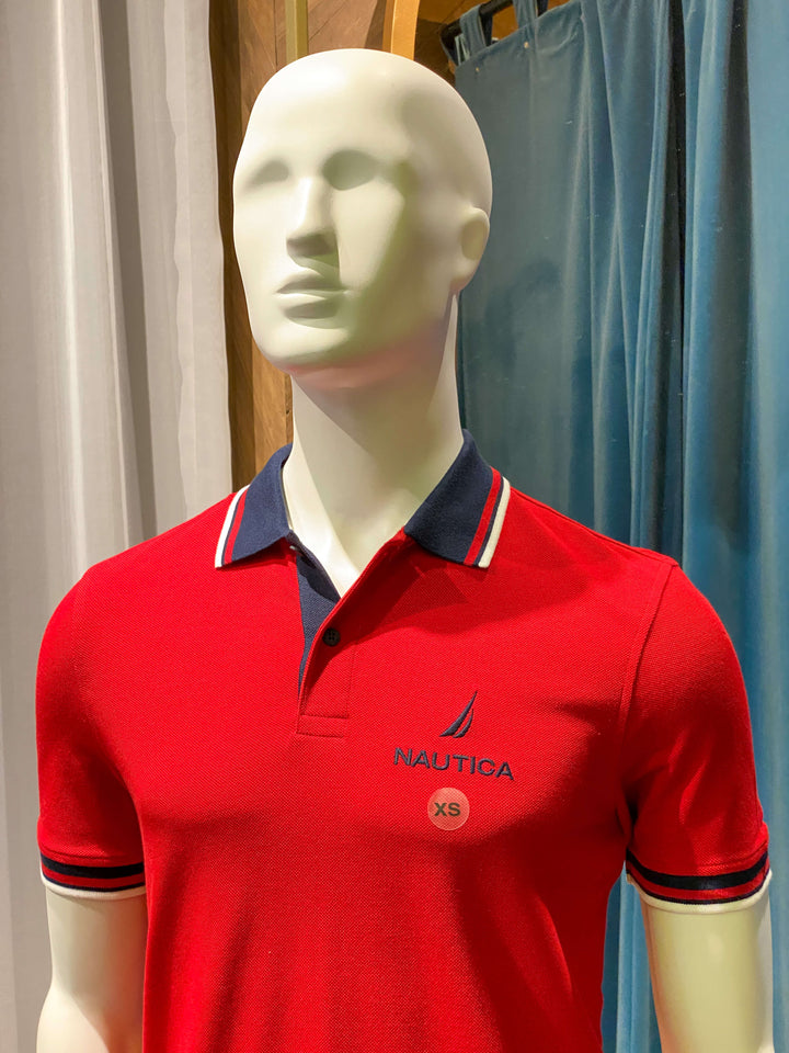 CAMISETA TIPO POLO RIBETE NAUTICA